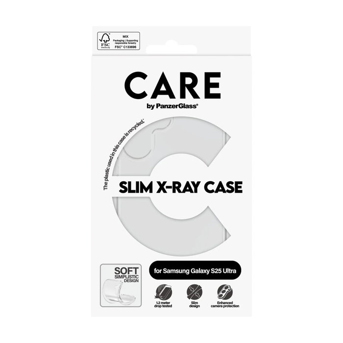Care CARE by PanzerGlass Case Transparent X-Ray Soft S25 U