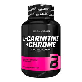 BIOTECHUSA L-Carnitine + Chrome - 60 Cápsulas