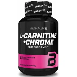 BIOTECHUSA L-Carnitine + Chrome - 60 Cápsulas