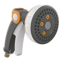 GF Pistola de Riego Multichorro XL Selector 5, Metal, 5 Patrones de Rociado, 20 l/min, 4 bar, con Regulador de Caudal y Palanca de Corte