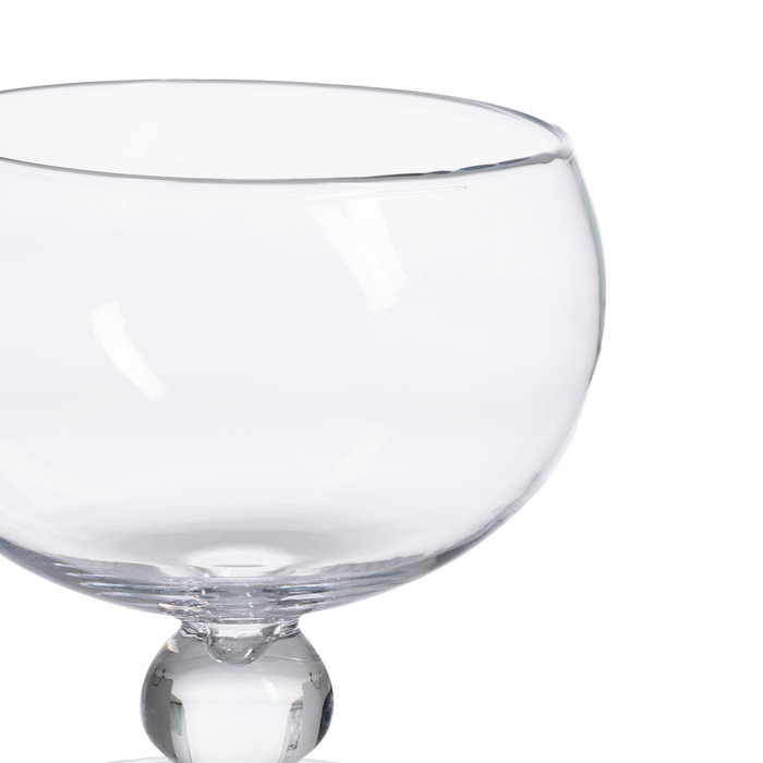 Ixia Copa de Decoración Transparente de Cristal