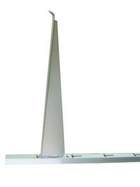 ALMA Portaestante Cartelas 620 Plata de 20 cm