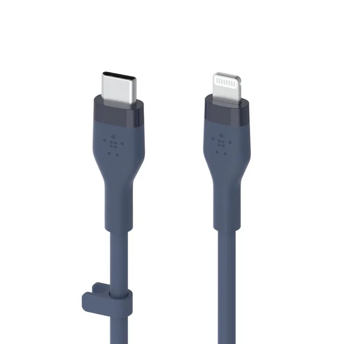 Belkin CAA009BT1MBL Cable USB-C a Lightning 1m Azul para Carga y Sincronización de iPhone/iPad