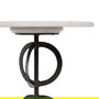 S/2 Mesa Auxiliar Blanco-Negro 38 X 38 X 63 cm