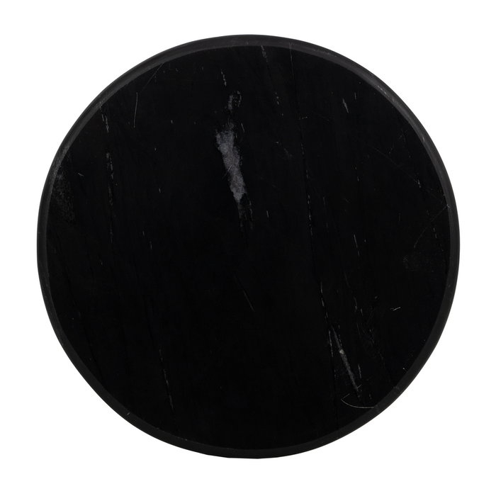 S/2 Mesa Auxiliar Blanco-Negro 38 X 38 X 63 cm