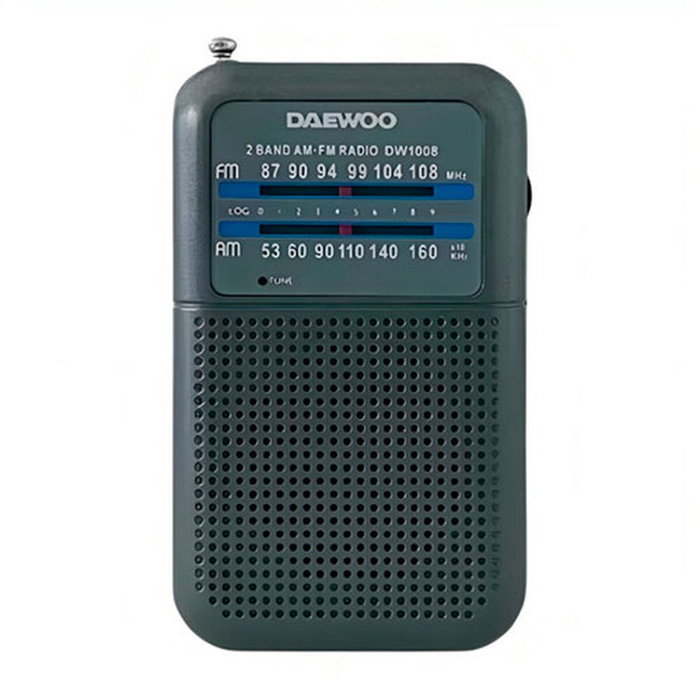 Daewoo Radio portátil DW1008 gris
