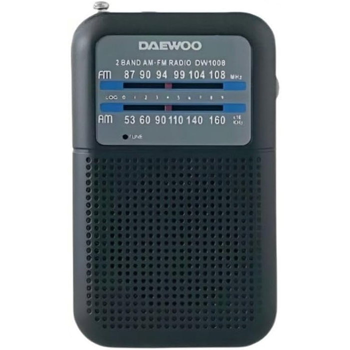 Daewoo Radio portátil DW1008 gris