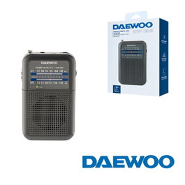 Daewoo Radio Portátil DW1008 Gris