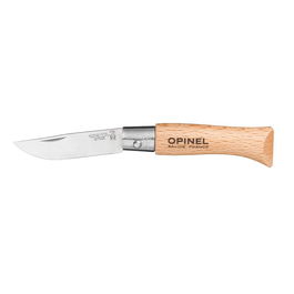 Opinel Navaja Nº 3 Acero Inoxidable Hoja 4 cm Mango Haya