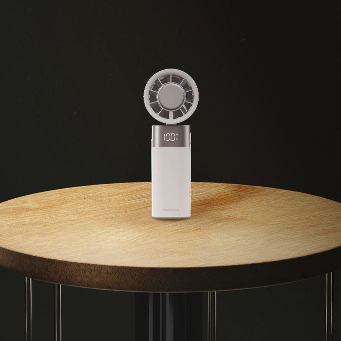 Daewoo DW9013 Ventilador de Mano Portátil Blanco