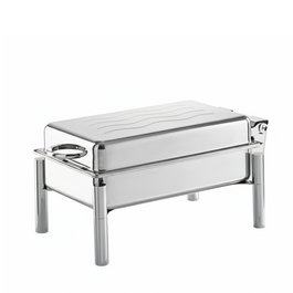 Atlantic Chafing Dish - Fuente de Buffet Caliente, Acero Inoxidable, Capacidad 10 Litros, Dimensiones 68.5x35.5x30.5 cm
