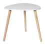 Home Deco Factory Mesa Auxiliar Shelly Blanca