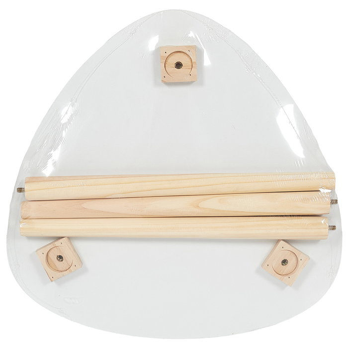 Home Deco Factory Mesa Auxiliar Shelly Blanca