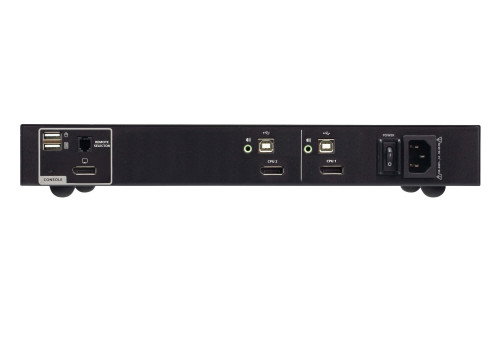 ATEN Switch KVM de Seguridad Avanzada DisplayPort USB 2 Puertos CS1182DP4-AT-G, Compatible con PSD PP v4.0 y NIAP