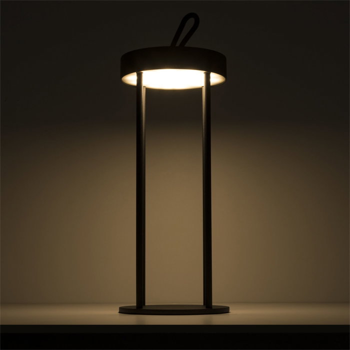 Century Lámpara LED ATHENA negra 3W 3000K regulable IP54