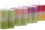 DKD Home Decor Vela de Cera de Parafina Diseño Flor Multicolor