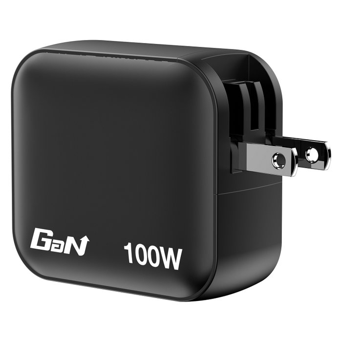 Verbatim Cargador GaN Mini 100W 3 Puertos USB Carga Rápida QC 3.0 Negro