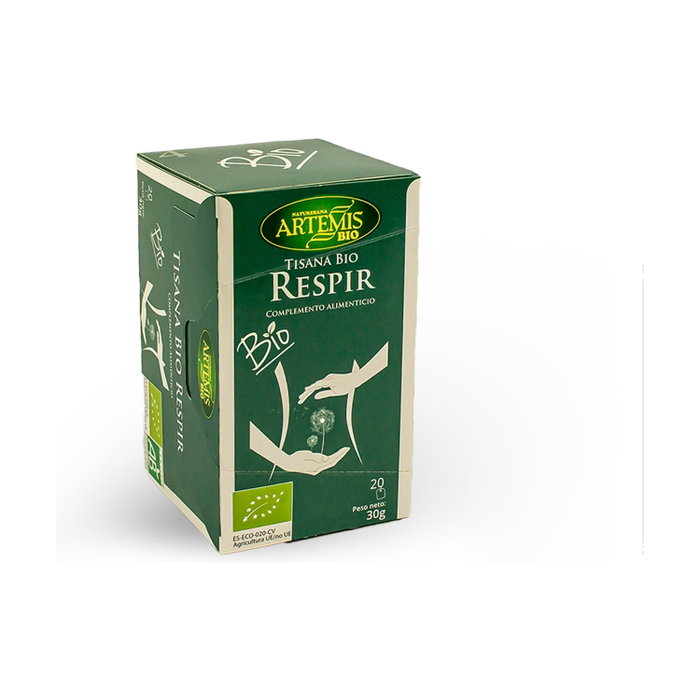ARTEMIS BIO Tisana Respir Infusión Bio 20 bolsitas infusoras ARTEMIS BIO Tisana Respir Infusión Bio 20 bolsitas infusoras
