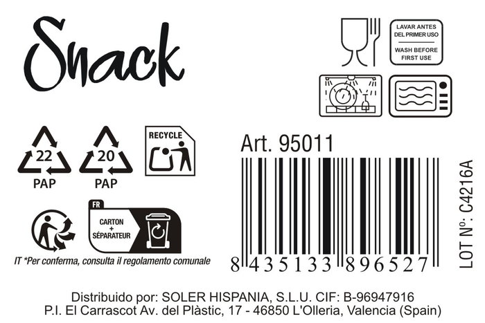 La Mediterranea Bol Snack 270ml
