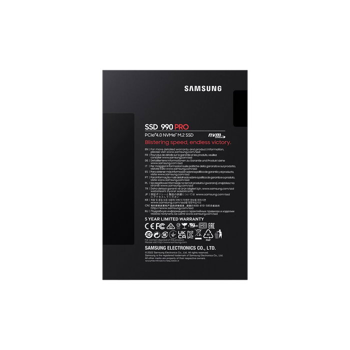 SAMSUNG 990 PRO 1 TB M.2 NVMe PCIe 4.0 SAMSUNG 990 PRO 1 TB M.2 NVMe PCIe 4.0