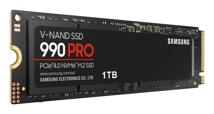 SAMSUNG 990 PRO 1 TB M.2 NVMe PCIe 4.0 SAMSUNG 990 PRO 1 TB M.2 NVMe PCIe 4.0