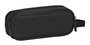 Safta Portatodo Doble Basic Negro 21x8x6cm Chameleon + REACH