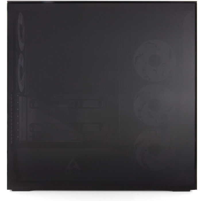 ARCTIC Xtender VG Black Torre PC Gaming Midi Tower Negro con Vidrio Templado, Montaje Vertical GPU, 3 Ventiladores 140mm, Soporte E-ATX, USB-C