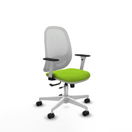 PIQUERAS Y CRESPO Silla de oficina Cilanco Pistacho y Blanco