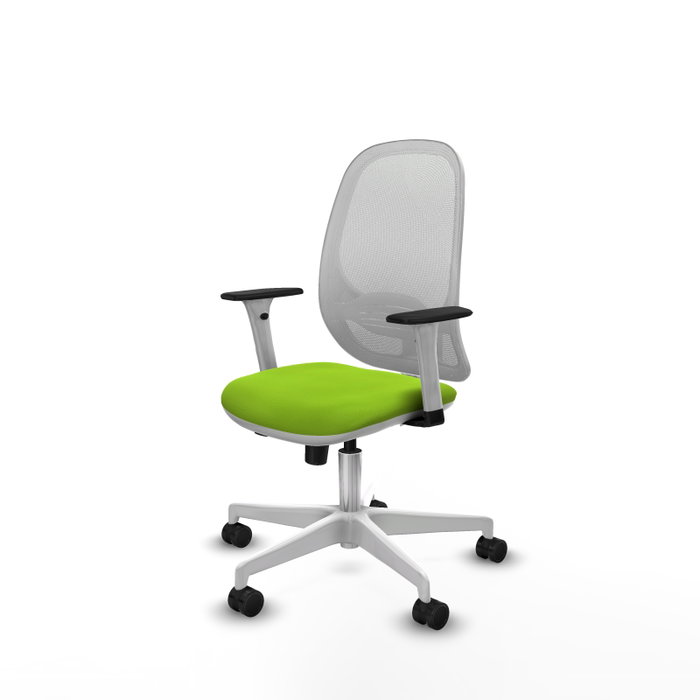 PIQUERAS Y CRESPO Silla de oficina Cilanco Pistacho y Blanco