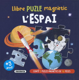 SUSAETA EDICIONES, L'espai - Llibre-puzle magnetic