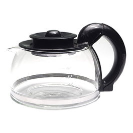 Silex Jarra Universal para Cafetera de Goteo/Americana - 10 Tazas (1,25L) de Vidrio con Tapa Antigoteo y Altura Regulable 11.5-13 cm