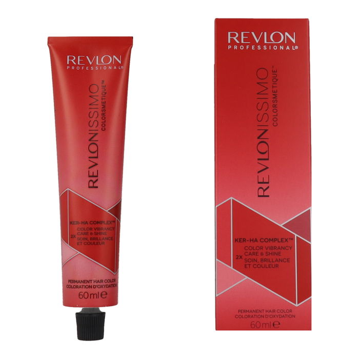 Revlon Revlonissimo Colorsmetique Tinte Permanente 5.65 Castaño Claro Rojo Caoba 60 ml - Cobertura Total y Brillo Profundo