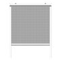 Schellenberg Mosquitera Enrollable, Blanco 160x160 cm, Equipo Completo para Ventanas, Fácil Montaje, Tejido Fibra de Vidrio Antracita