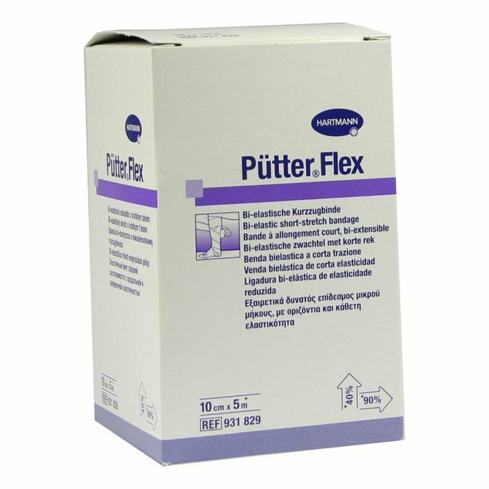 Hartmann PÜTTERFLEX Venda Elástica de Alta Compresión 10cm x 5m Hartmann PÜTTERFLEX Venda Elástica de Alta Compresión 10cm x 5m