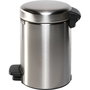 Brabantia Newicon Cubo de basura con pedal 3 Litros Confident Brilliant Steel