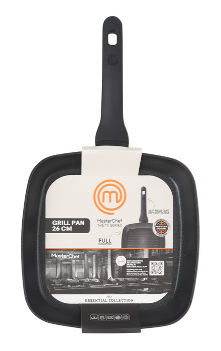 Masterchef Sarten Grill de 26 cm de Aluminio Forjado 3.0 mm (6 Unidades)