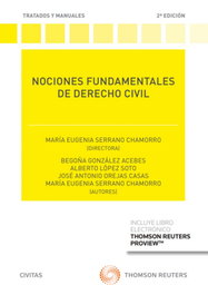 CIVITAS, Nociones fundamentales de Derecho Civil (Papel + e-book) - González Acebes, Begoña, Serrano, Orejas