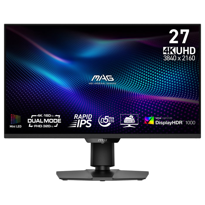 MSI MAG 274UPDFDE E16M Monitor Gaming 27 pulg 4K UHD 160 Hz Rapid IPS Mini LED MSI MAG 274UPDFDE E16M Monitor Gaming 27 pulg 4K UHD 160 Hz Rapid IPS Mini LED
