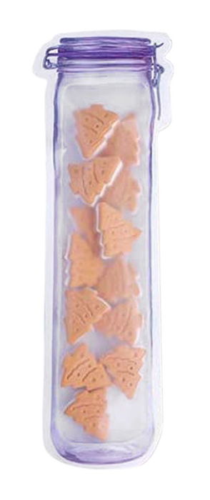 Wooow Set 4 Bolsas Alimentación Reutilizables 11.9 cm x 0.8 cm x 38.3 cm (36 Unidades)