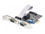 Startech Tarjeta Serie PCIe de 2 Puertos DB9 RS232/RS422/RS485 con Brackets