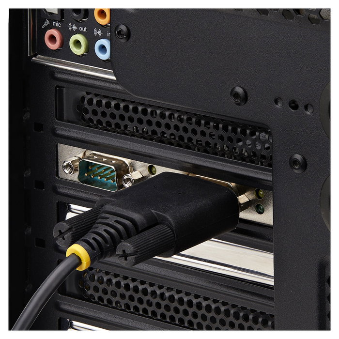 Startech Tarjeta Serie PCIe de 2 Puertos DB9 RS232/RS422/RS485 con Brackets