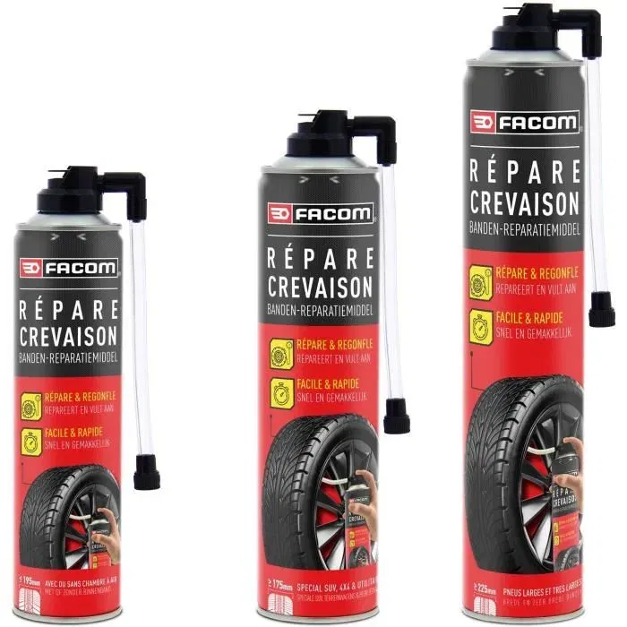 Facom Reparación de Neumáticos Sin Desmontaje Aerosol 750 ml Facom Reparación de Neumáticos Sin Desmontaje Aerosol 750 ml