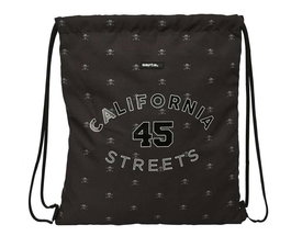 Bolsa Mochila con Cuerdas Safta California Negro 35 x 40 x 1 cm