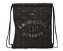 Bolsa Mochila con Cuerdas Safta California Negro 35 x 40 x 1 cm