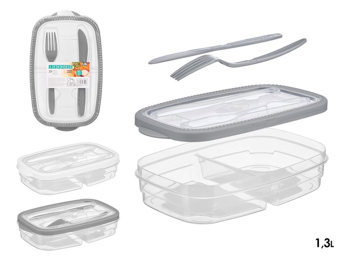 Leknes Fiambrera Surtidos Colores 26 x 16 x 5.5 cm (Set de 24) Leknes Fiambrera Surtidos Colores 26 x 16 x 5.5 cm (Set de 24)