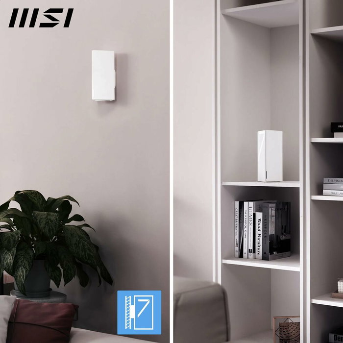 MSI Roamii BE Lite Mesh System 2-pack MRBE50 Blanco