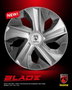 Momo Tapacubos Blade Mate Mate Plata y Anticorrosivo 15 - 4 Piezas