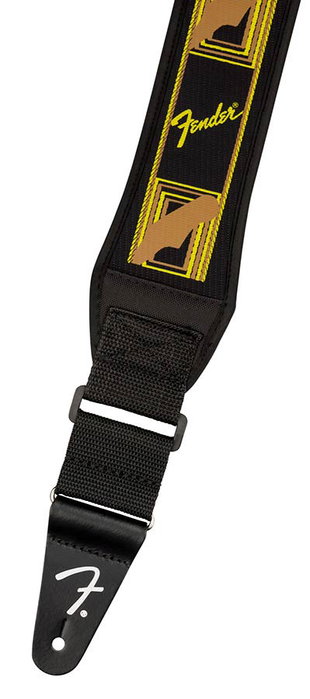 Fender Correa de Neopreno Swell Negro/Amarillo/Marrón Fender Correa de Neopreno Swell Negro/Amarillo/Marrón