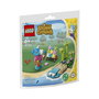 LEGO 30703 Animal Crossing Pintando en la playa con Azulino, Juego de construcción de 43 piezas, Multicolor, para niños de 6+ años