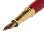 Belius Pluma y estuche Soiree color Art Deco granate y dorado con tinta azul
